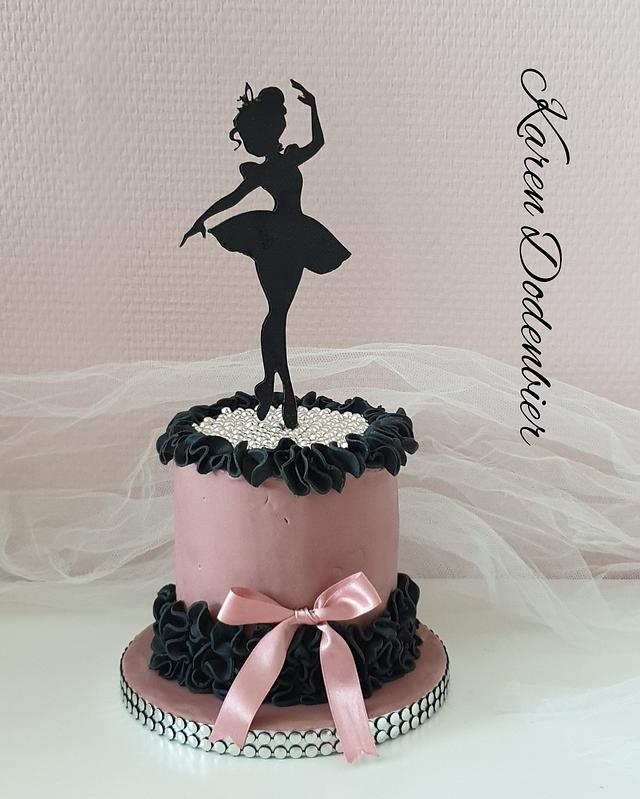 cake decoration ballerina