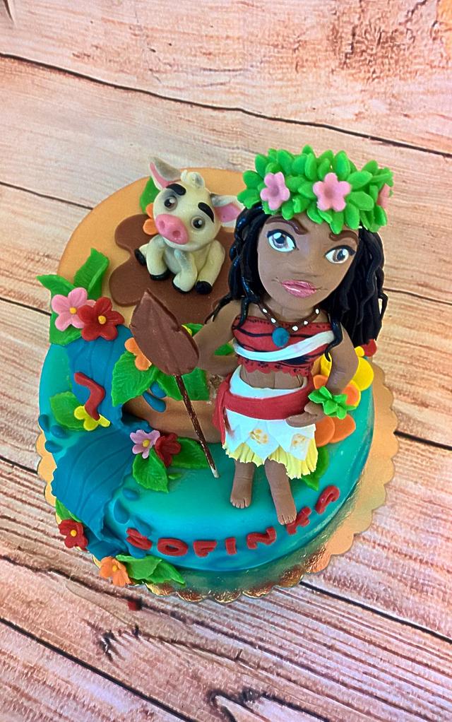 Moana cake - Decorated Cake by trbuch - CakesDecor