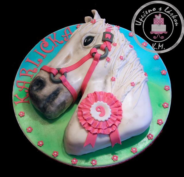 Horse Head Cake - Decorated Cake by Tynka - CakesDecor