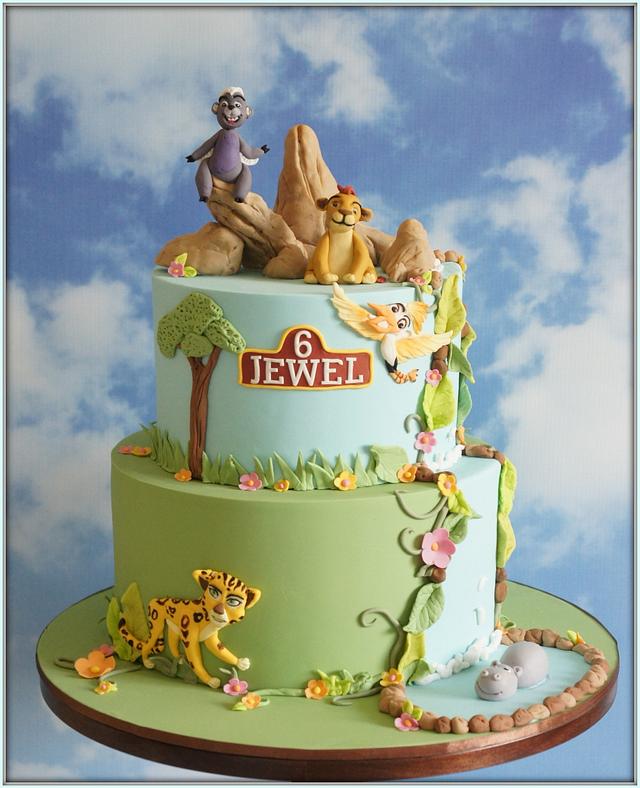 Lion Guard - cake by Jo Finlayson (Jo Takes the Cake) - CakesDecor