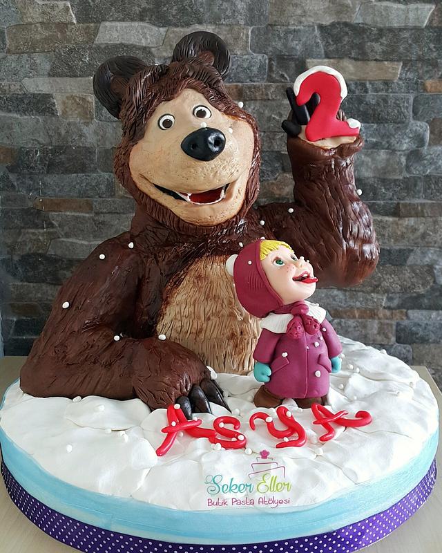 Masha and bear - Decorated Cake by Şule - CakesDecor