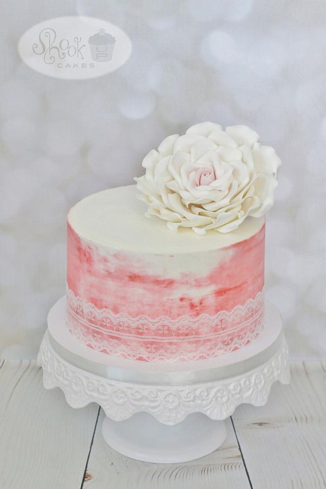 elegant baby shower cakes girl