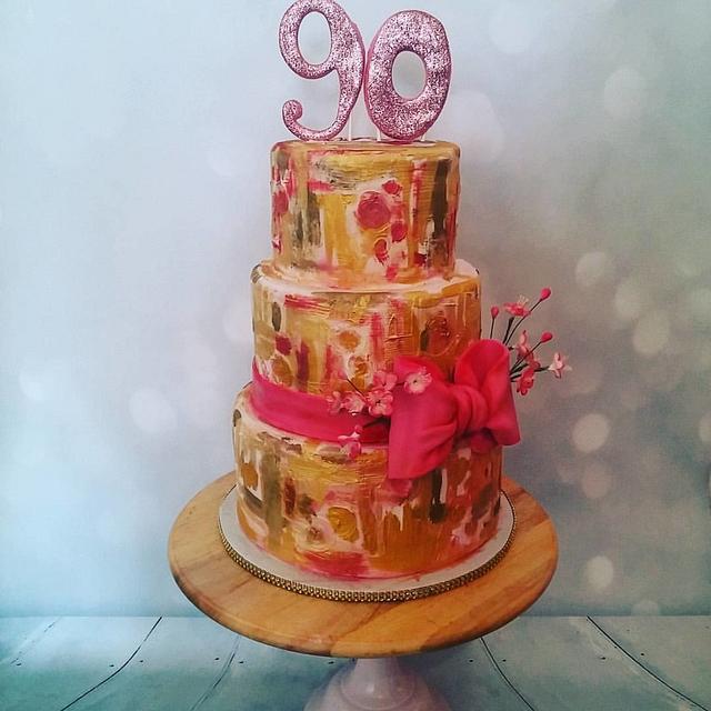 Klimt Cake - Decorated Cake by Bespoke Cakes - CakesDecor