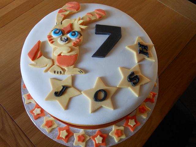 Friends sons "Moshi Monster" cake.