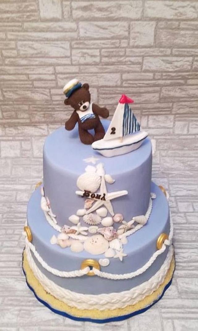 Sailor cake - Decorated Cake by Rositsa Lipovanska - CakesDecor