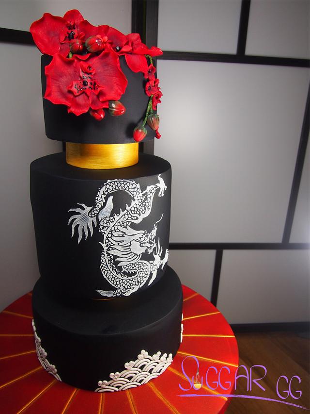 japanese wedding cake - cake by suGGar GG - CakesDecor