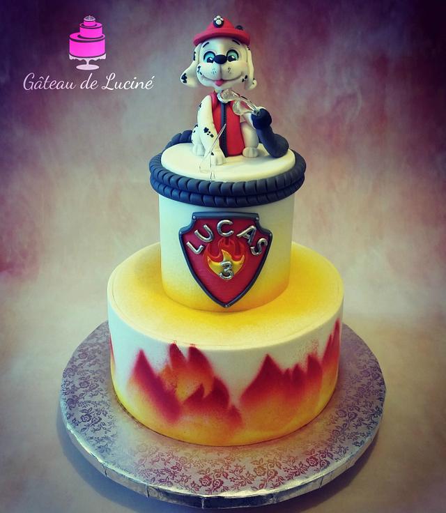 Marshall Of Paw Patrol Cake By Gateau De Lucine Cakesdecor