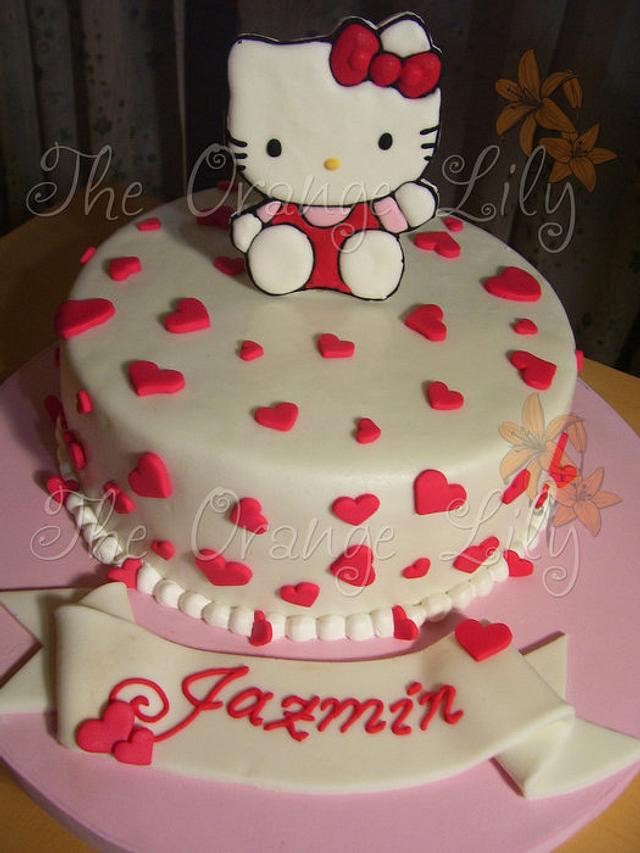 Hello Kitty Cake Cake By Theorangelily Cakesdecor