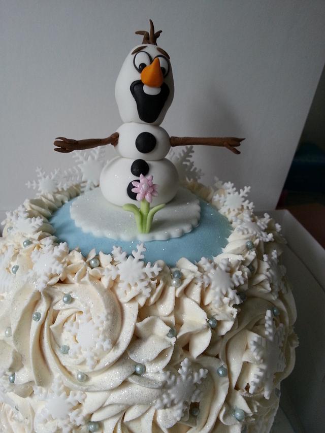 Frozen Theme Giant Cupcakes - Decorated Cake By Taraw - Cakesdecor