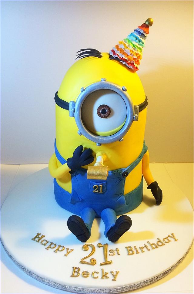 Birthday Minion - Cake by Claire Ratcliffe - CakesDecor