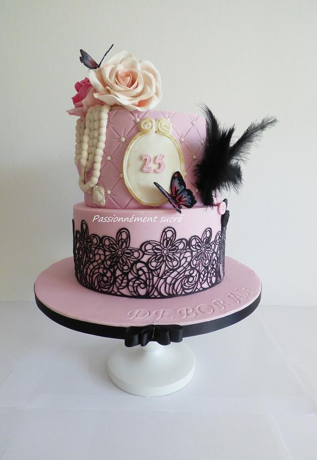 Glamour Cake Decorated Cake By Passionnementsucre Cakesdecor 