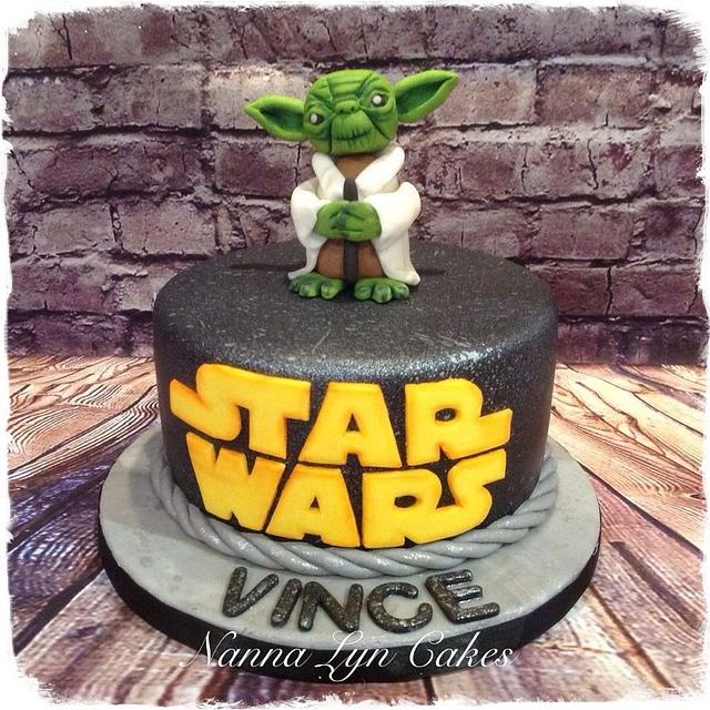 Yoda of Star Wars - Decorated Cake by Nanna Lyn Cakes - CakesDecor