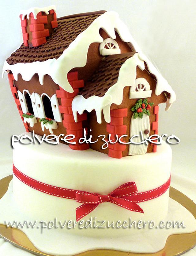 gingerbread house - Decorated Cake by Paola - CakesDecor