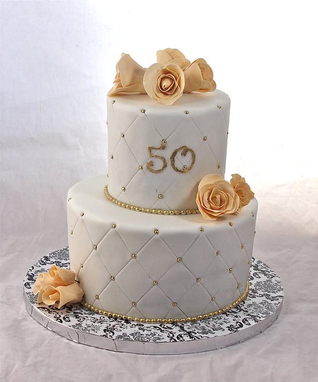 Anniversary cake - Decorated Cake by soods - CakesDecor