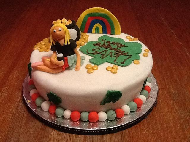 Irish Theme Birthday Cake - Decorated Cake By - CakesDecor