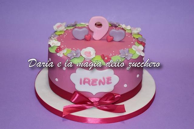 Mini flowers cake - Decorated Cake by Daria Albanese - CakesDecor