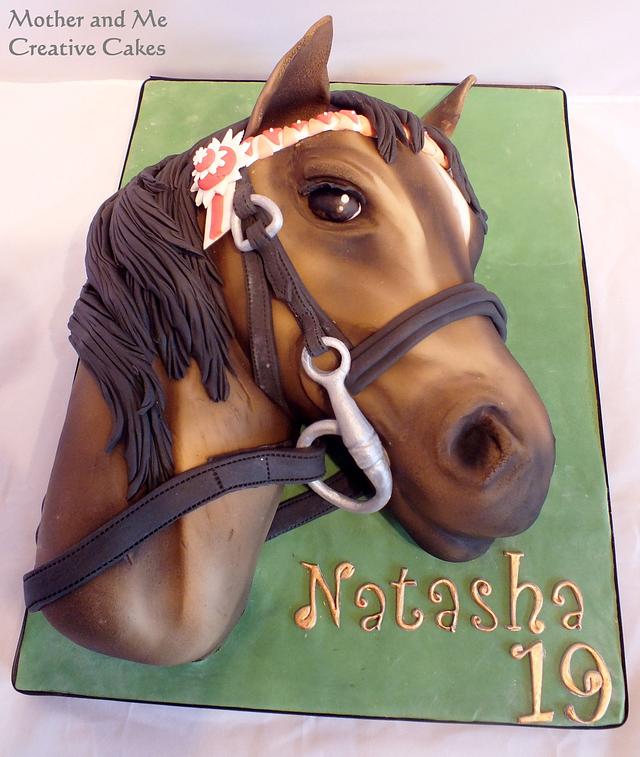 Making a carved 3d Horse's Head Cake Decorated Cake by CakesDecor