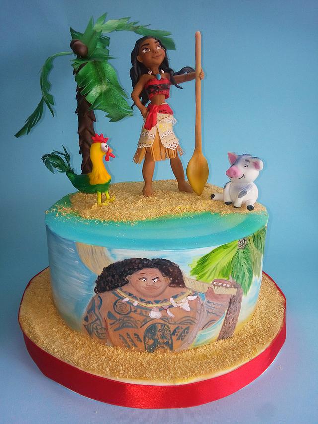 Moana - Decorated Cake by Milica - CakesDecor