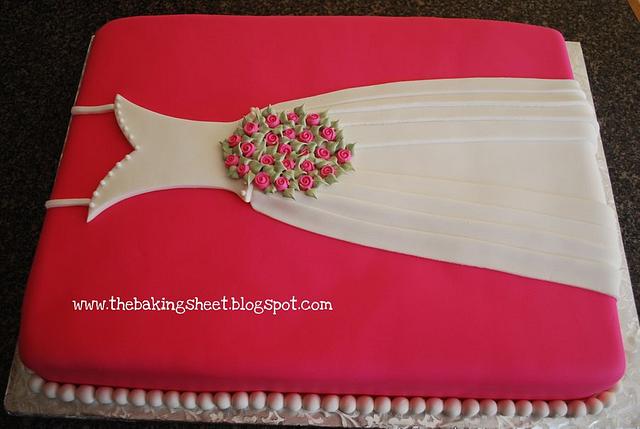 Bridal Dress Cake!