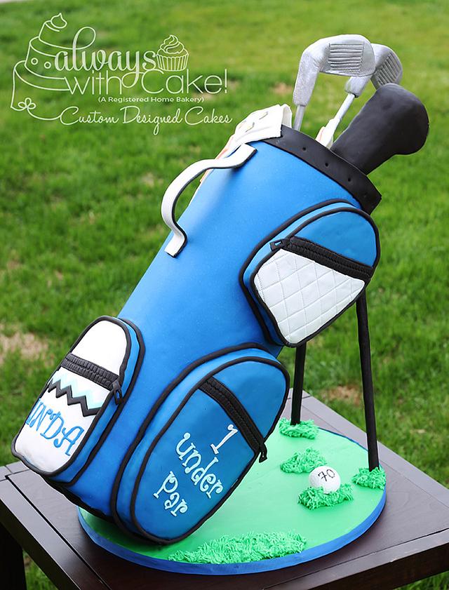 Golf Bag Cake- A Video Tutorial - My Cake School