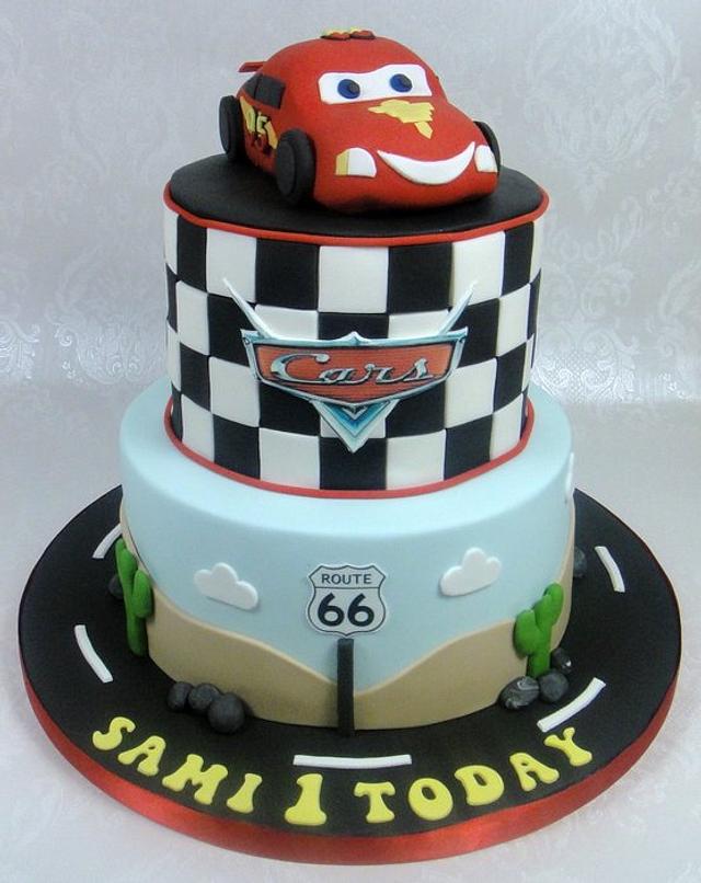 Cars - Lightening McQueen Birthday Cake