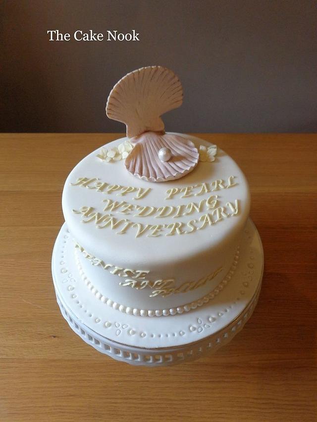 Wedding Anniversary Cake. - Decorated Cake by Zoe White - CakesDecor