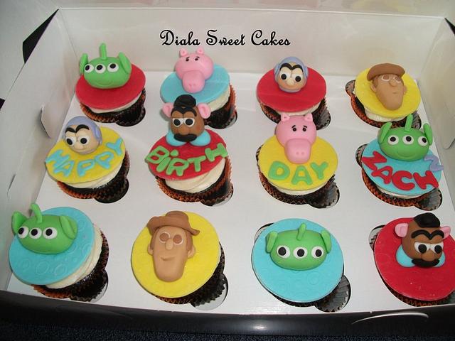 toy story cup cakes