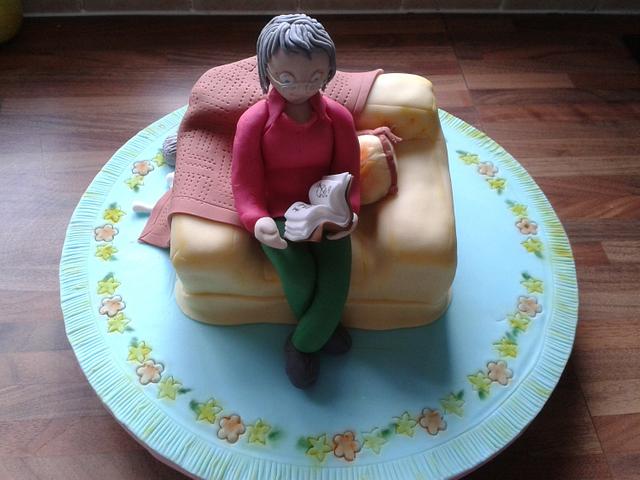 Armchair Birthday Cake - Cake by Kathryn Clarke - CakesDecor