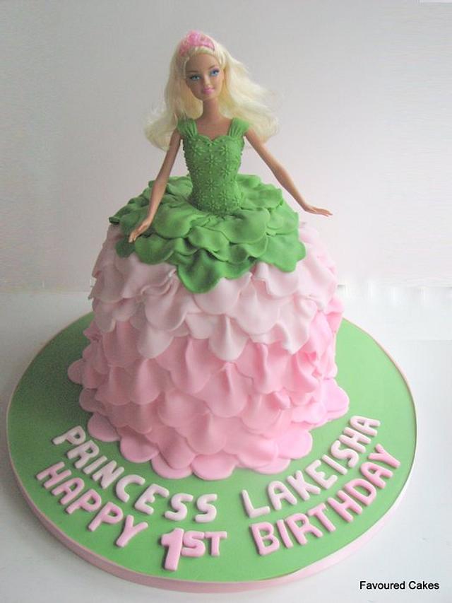 Barbie vanilla Cake | YFOODS