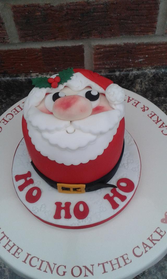 Santa Cake - Cake by Karen's Kakery - CakesDecor