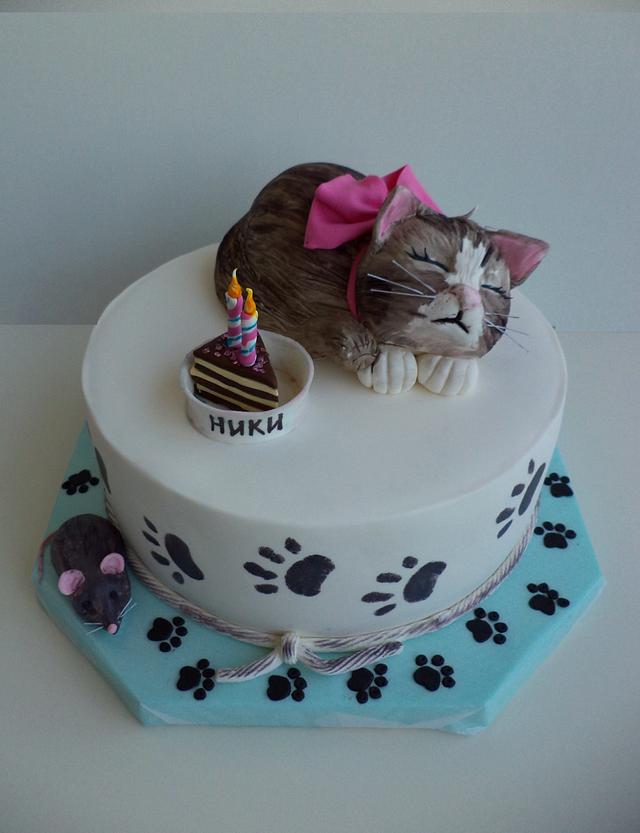 Birthday Pet - Decorated Cake by Slavena Polihronova - CakesDecor