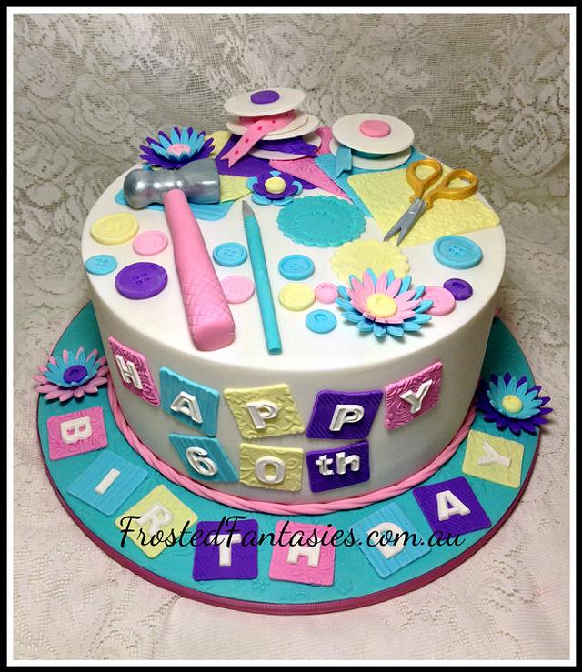 Scrapbooking Decorated Cake by Rachel CakesDecor