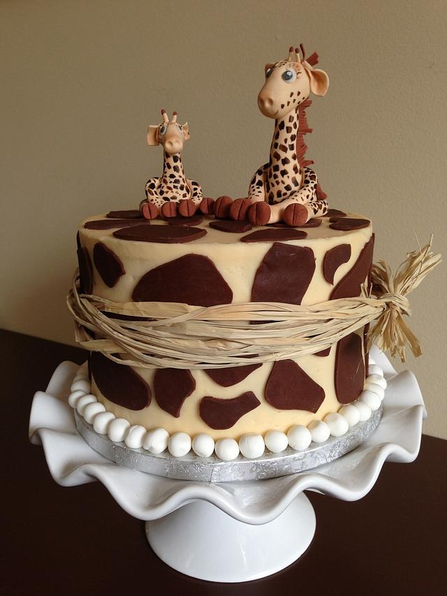 Giraffe cake - Cake by For Goodness Cake! - CakesDecor