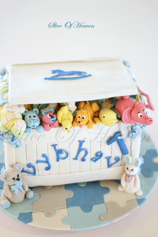 Toy Box Cake Decorated Cake by Slice of Heaven By CakesDecor
