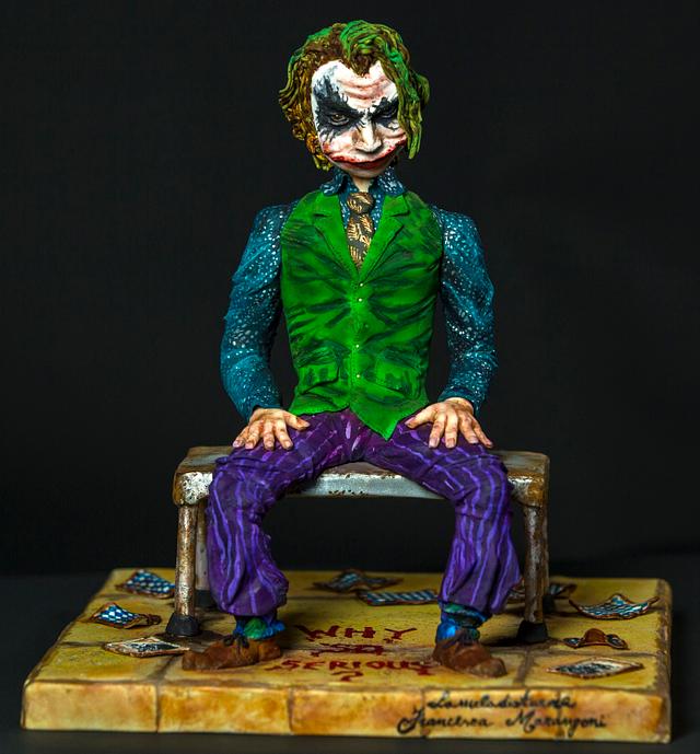 The joker - Decorated Cake by lameladiAurora - CakesDecor