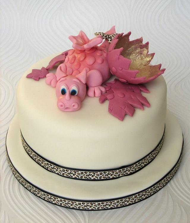 New Baby Girl Cake Decorated Cake By Pam Cakesdecor