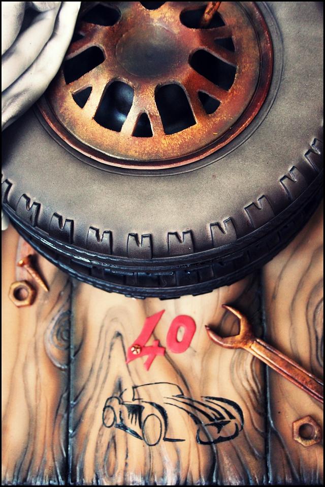 wheel cake Cake by Lorita CakesDecor