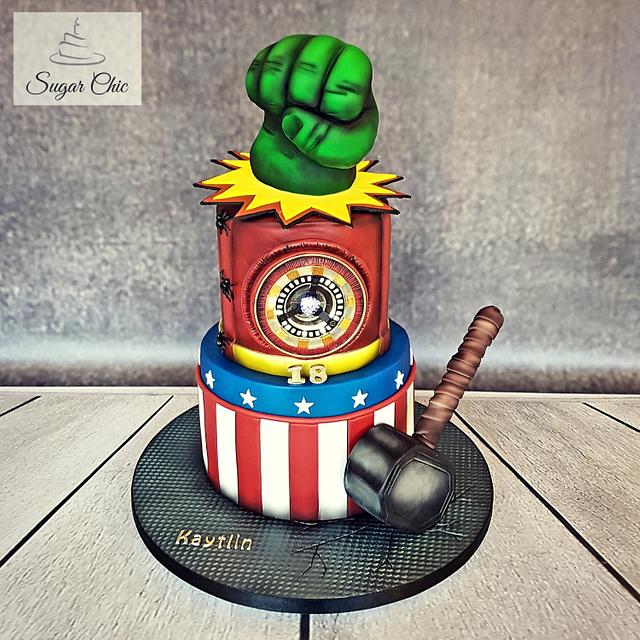 x Avengers Birthday Cake x - Cake by Sugar Chic - CakesDecor