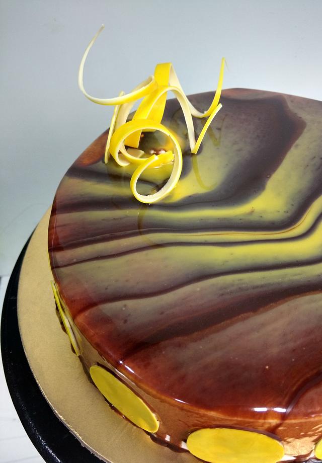 Marble Glaze Decorated Cake by Anuja CakesDecor