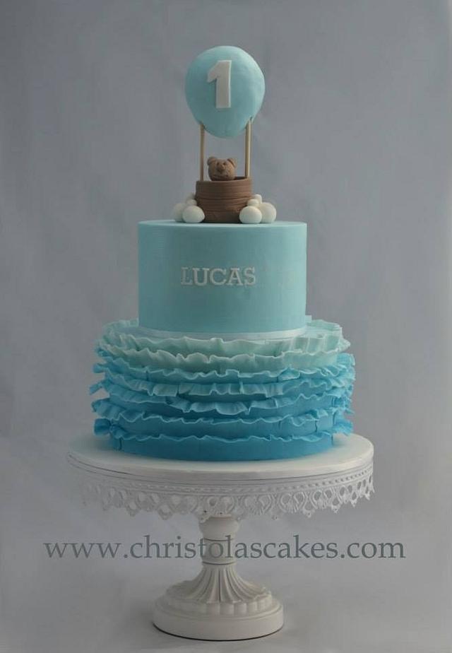 A super fun hot air balloon birthday cake ❤️ • • • #cakeitaway  #kolkatadesserts #chocolate #cake #sweet #dessert #birthdaycake… | Instagram