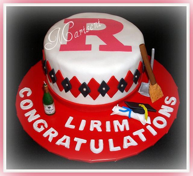 Rutger's Graduation Cake