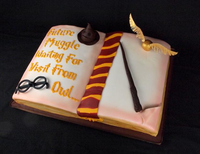 Harry Potter Baby Shower Cake