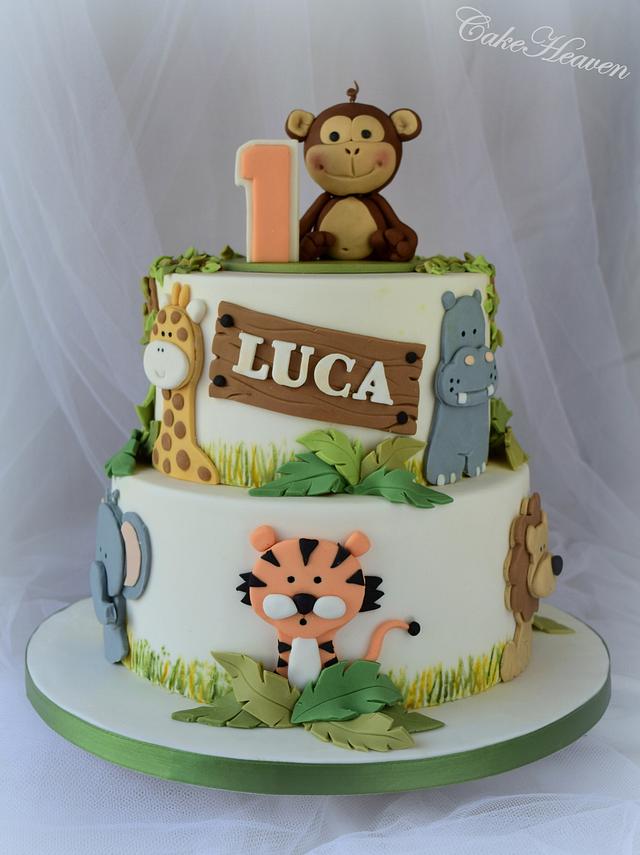 Jungle Cake - Cake by CakeHeaven by Marlene - CakesDecor