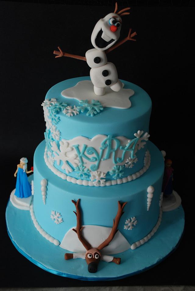 Frozen Fever - Decorated Cake by Ekta - CakesDecor