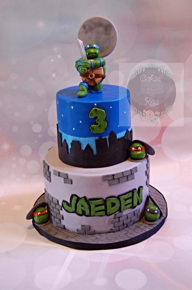 Ninja Turtle Cake - Decorated Cake by CakesbyRae - CakesDecor