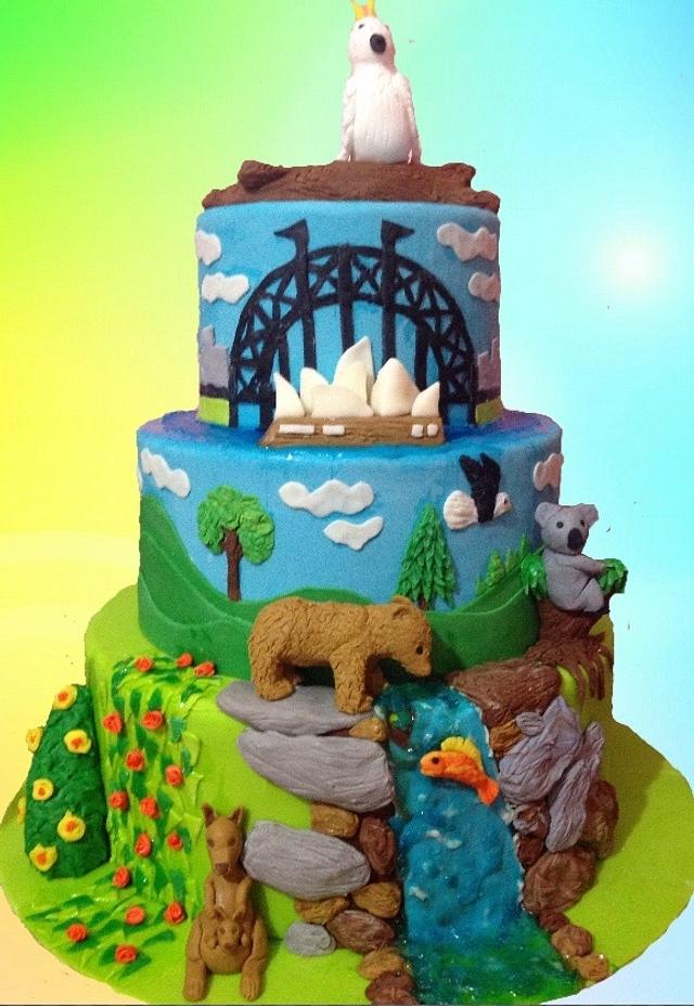 bøf artilleri Bagvaskelse Australian cake - Cake by Cake Sweet Cake by Rory - CakesDecor
