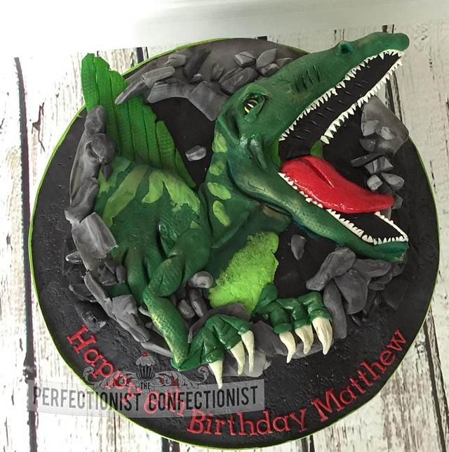 Spinosaurus - Dinosaur Birthday Cake for Matthew