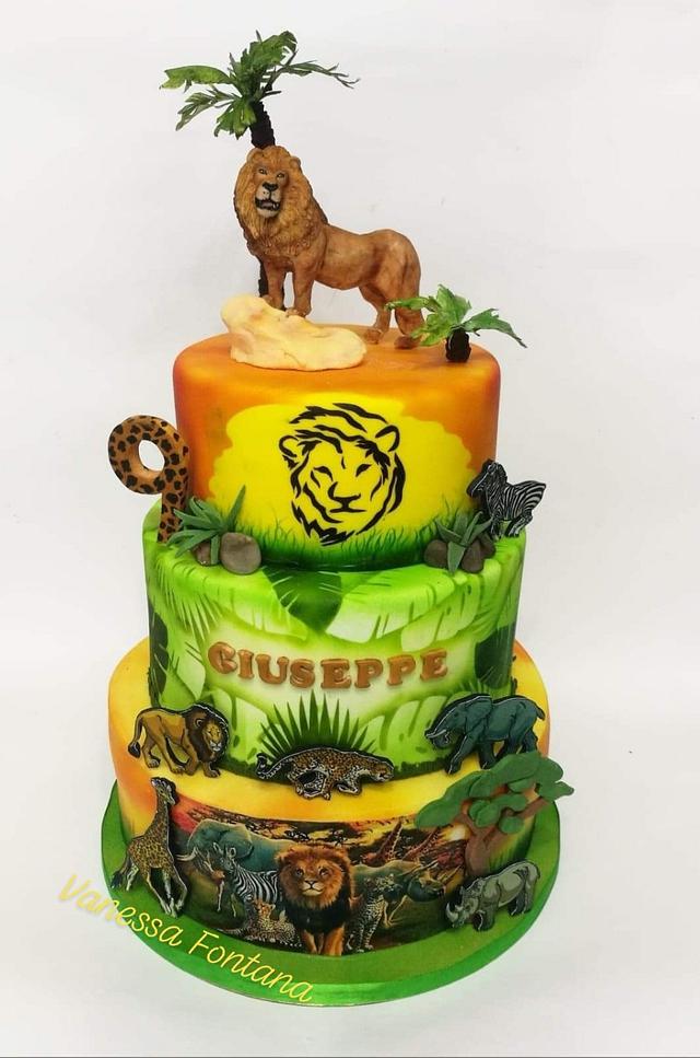 Lion cake - Cake by VanessaFontana - CakesDecor