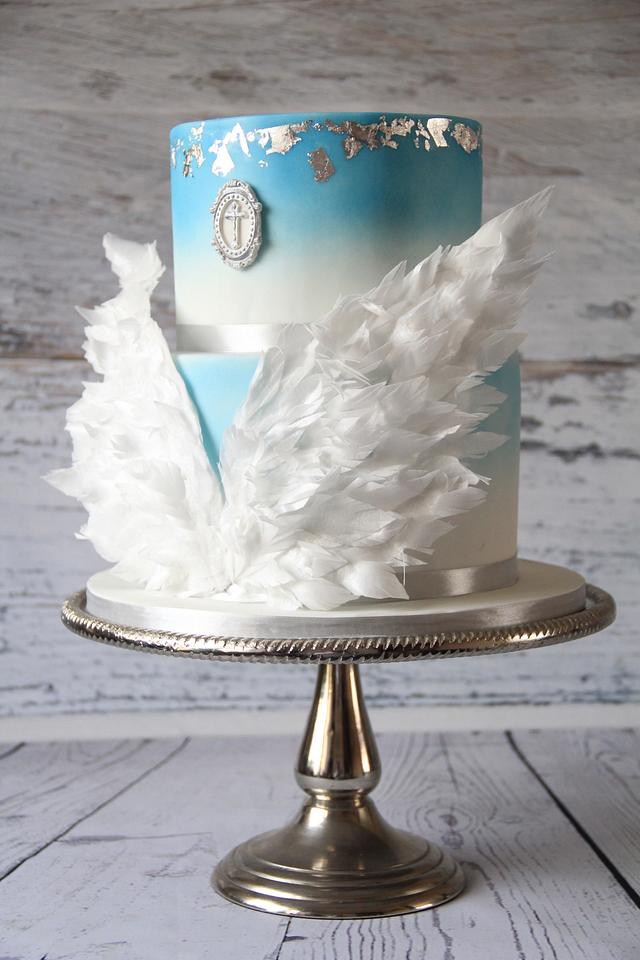Angel wings Cake - Cake by Cake Addict - CakesDecor