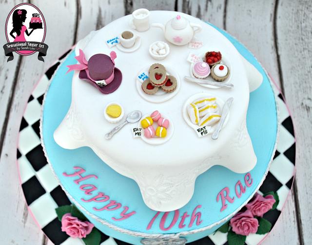 Mad Hatters Tea Party Cake Cake By Sensational Sugar Cakesdecor